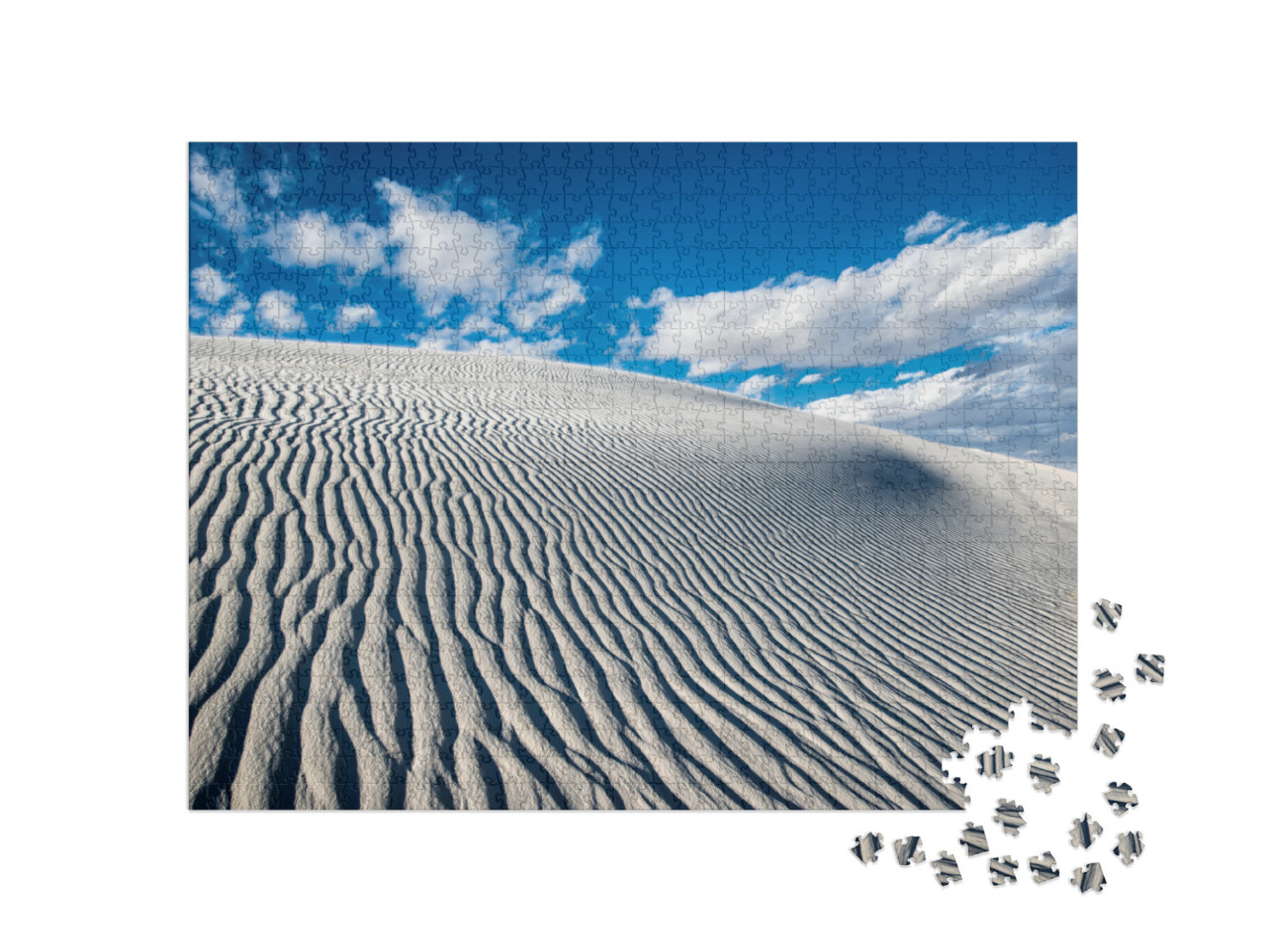 Sand Ripples in the Dunes At White Sands National Monumen... Jigsaw Puzzle with 1000 pieces