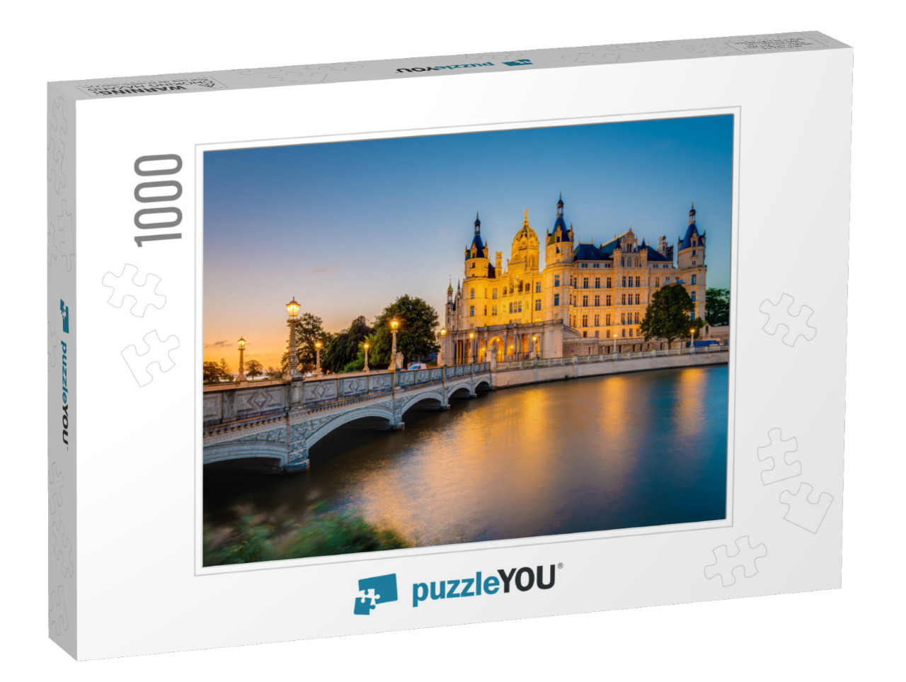 Schwerin Palace, or Schwerin Castle Schweriner Schloss, L... Jigsaw Puzzle with 1000 pieces