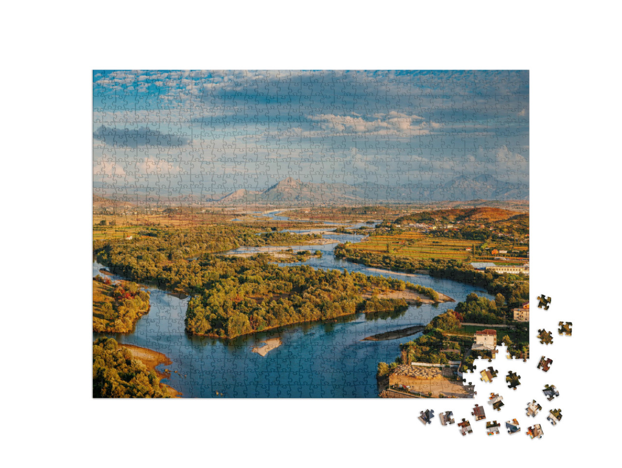 River in Albania... Jigsaw Puzzle with 1000 pieces