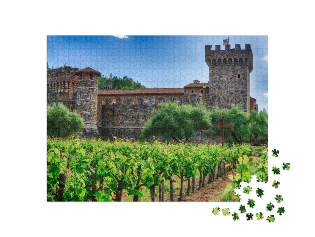 Vineyards of Napa Valley Wine Country... Jigsaw Puzzle with 1000 pieces