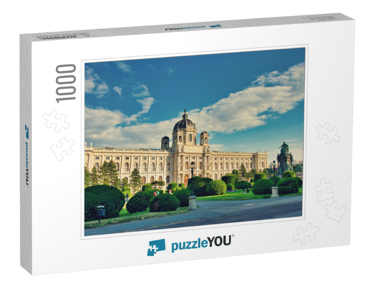 Vienna. Maria Theresa Square... Jigsaw Puzzle with 1000 pieces