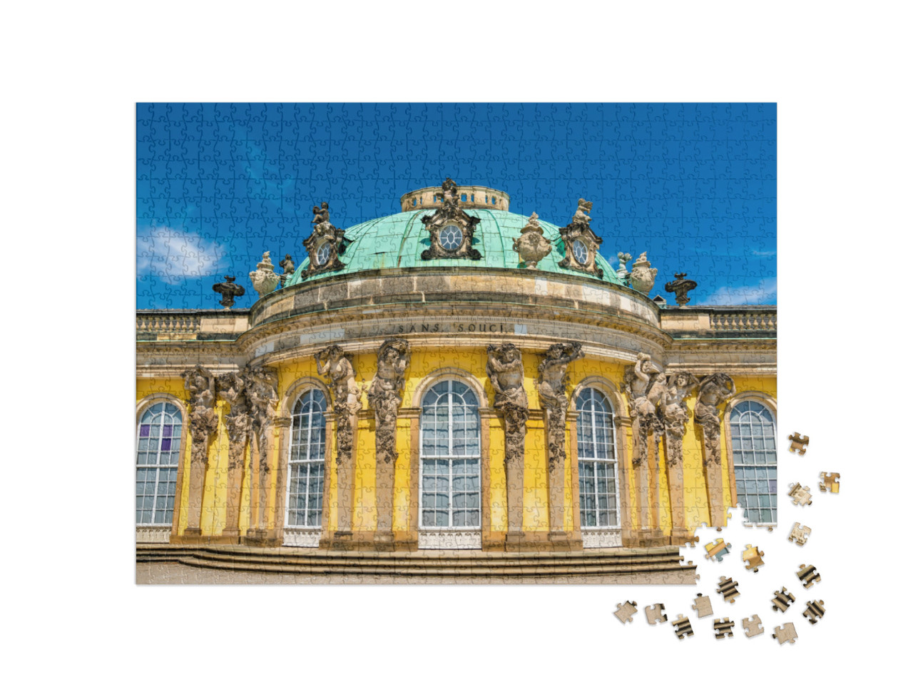 Sanssouci Palace, the Summer Palace of Frederick the Grea... Jigsaw Puzzle with 1000 pieces