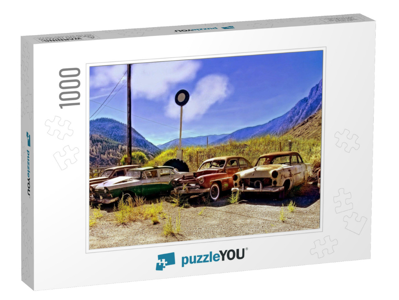 Old Rusty Vintage Cars... Jigsaw Puzzle with 1000 pieces