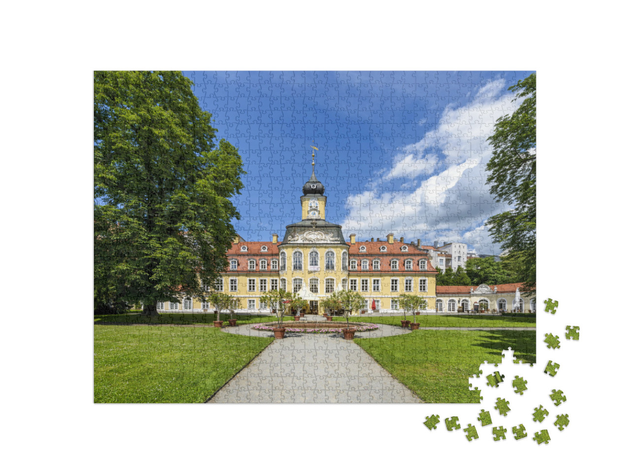 Castle Gohlis, Leipzig... Jigsaw Puzzle with 1000 pieces