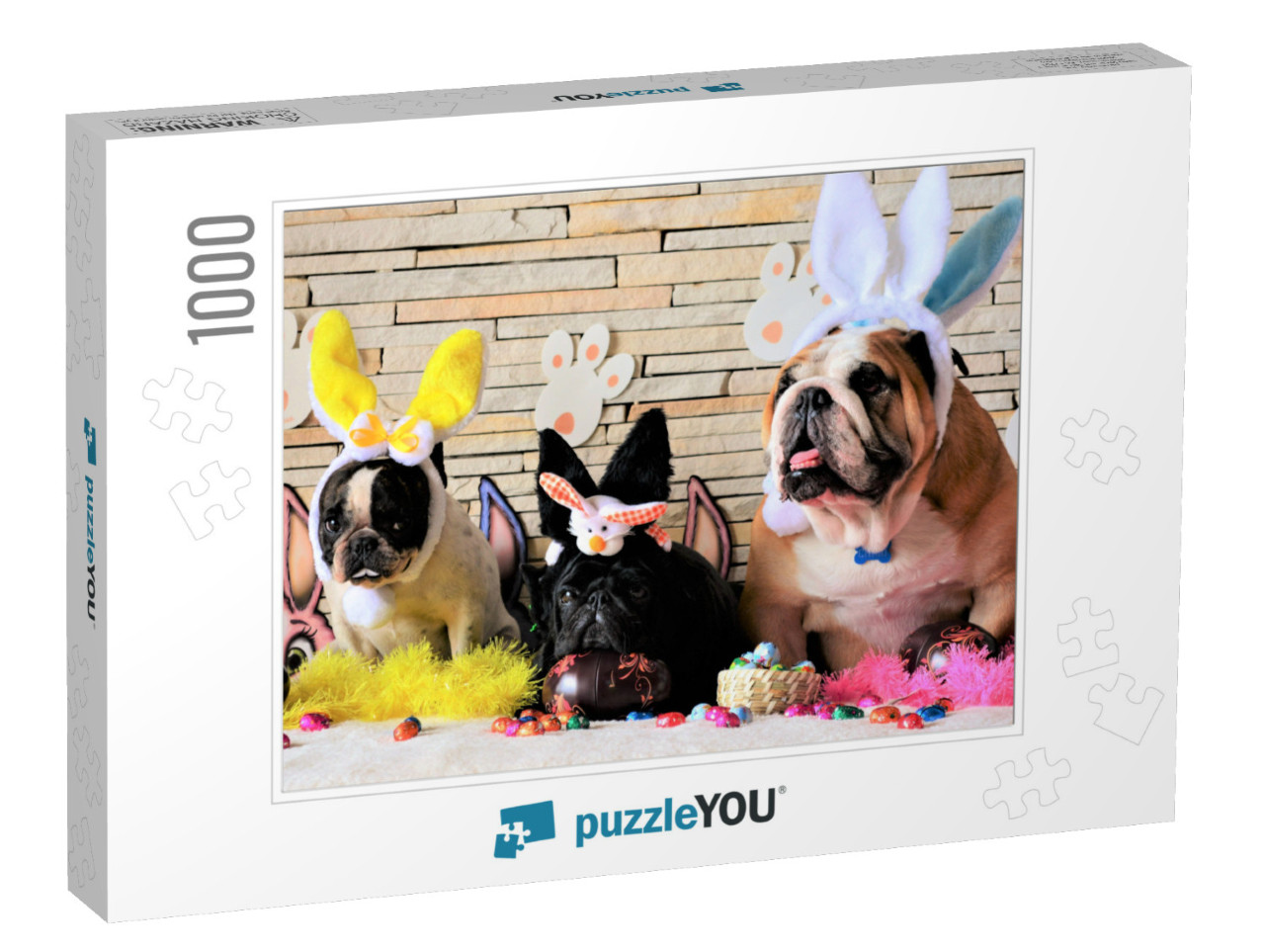 Hilarious Dogs Easter... Jigsaw Puzzle with 1000 pieces