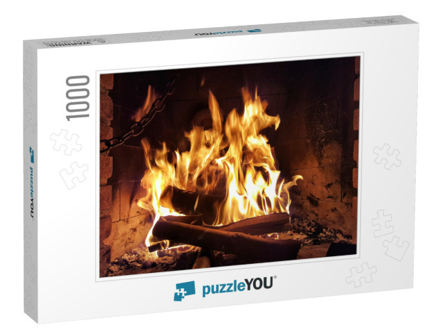 Fire Place... Jigsaw Puzzle with 1000 pieces