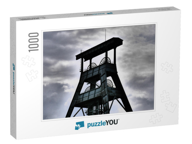 Old Mining Tower in the Ruhr Area... Jigsaw Puzzle with 1000 pieces