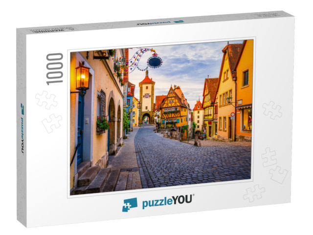 Morning View of Untere Schmiedgasse Street At the Old Tow... Jigsaw Puzzle with 1000 pieces