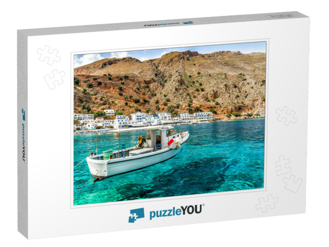 Greece, Crete, Loutro... Jigsaw Puzzle