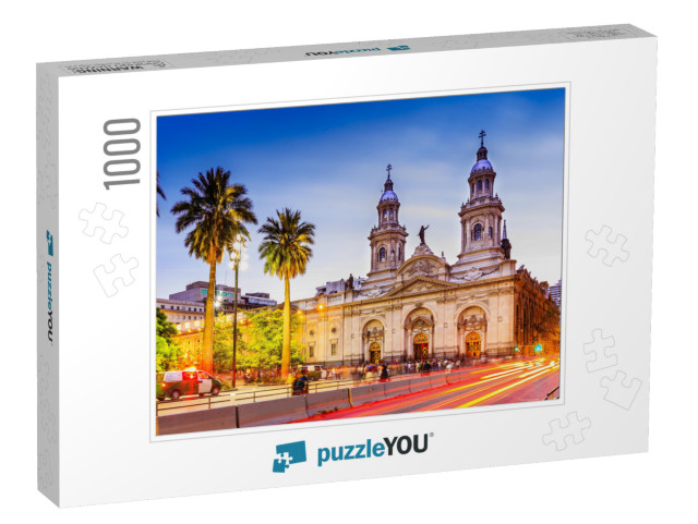 Plaza De Armas in Santiago De Chile, Chile... Jigsaw Puzzle with 1000 pieces