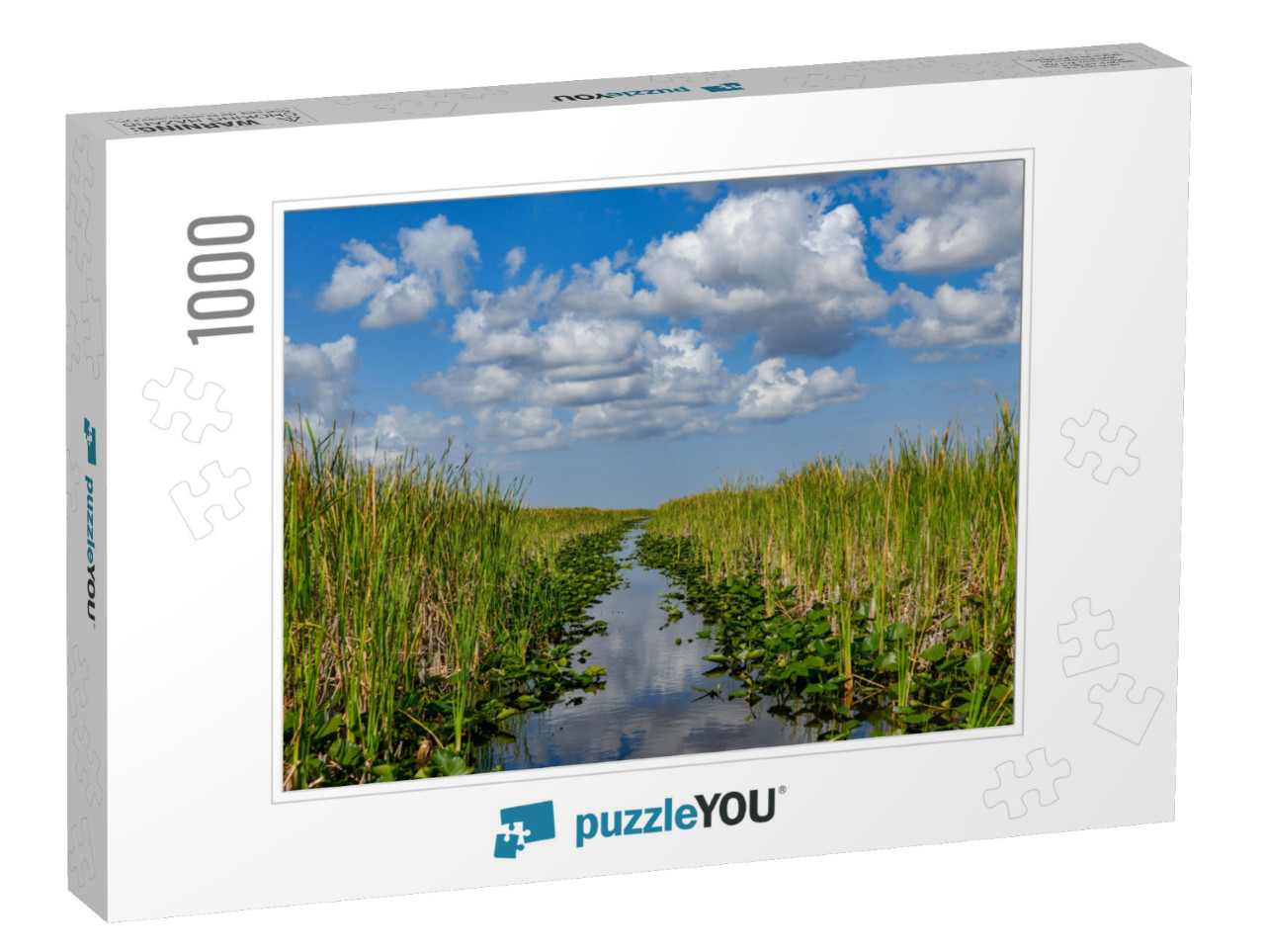 Florida Wetland in the Everglades National Park in Usa. P... Jigsaw Puzzle with 1000 pieces