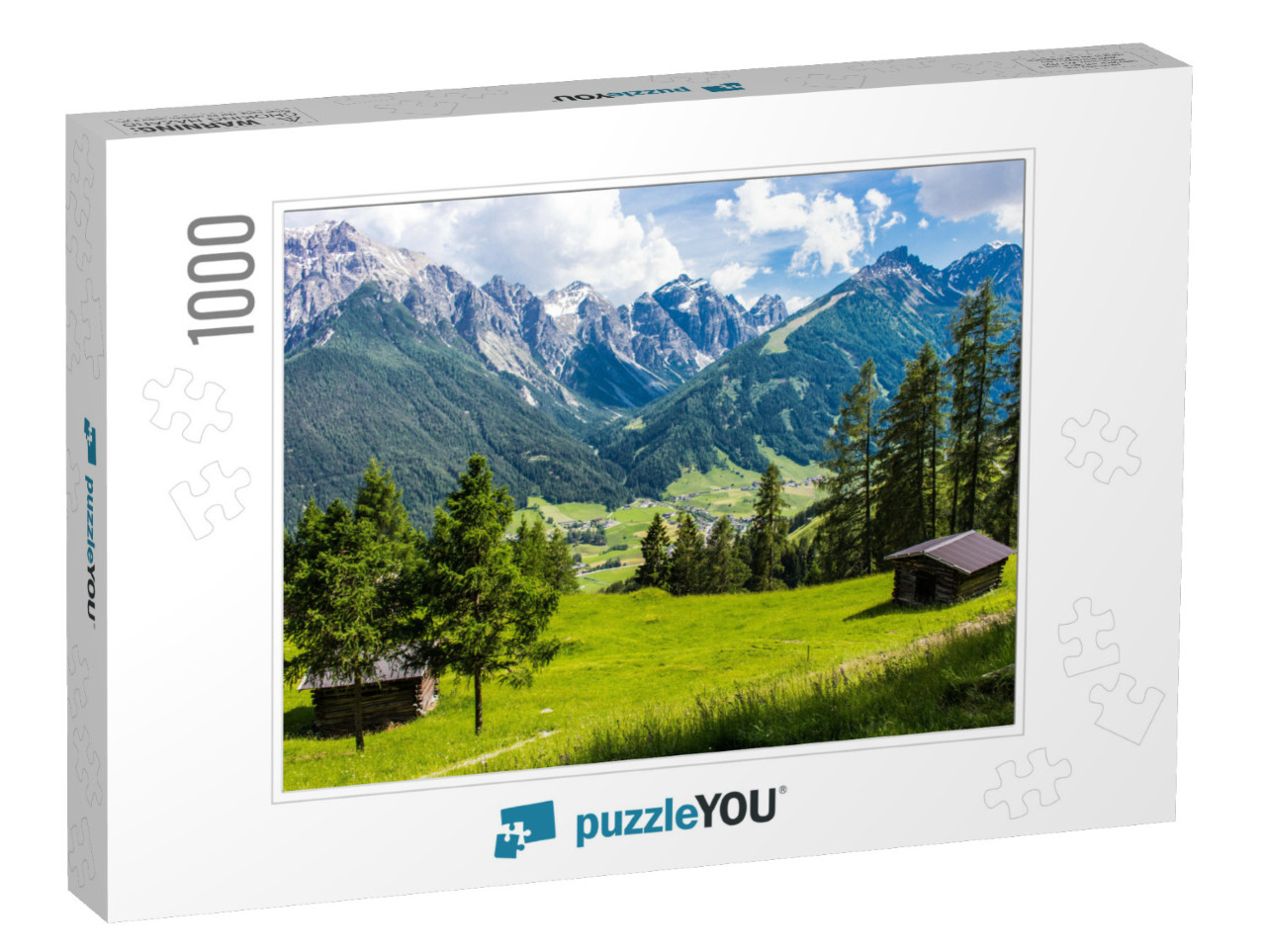 Scenic View to Stubaital, Tirol, Austria... Jigsaw Puzzle with 1000 pieces