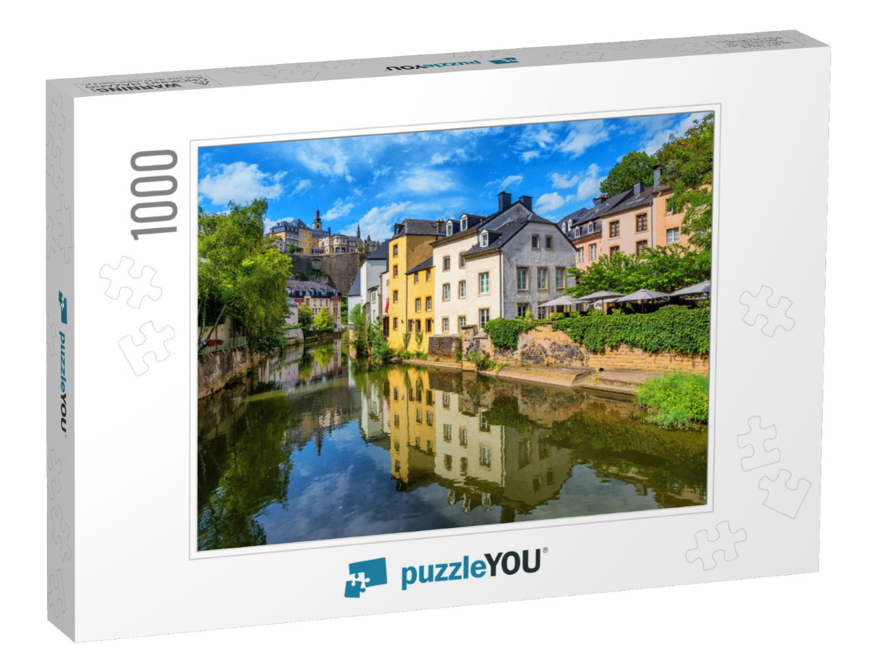 Luxembourg City, the Capital of Grand Duchy of Luxembourg... Jigsaw Puzzle with 1000 pieces