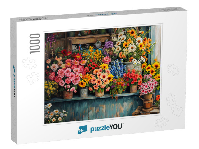 Beautiful Flowers Jigsaw Puzzle with 1000 pieces