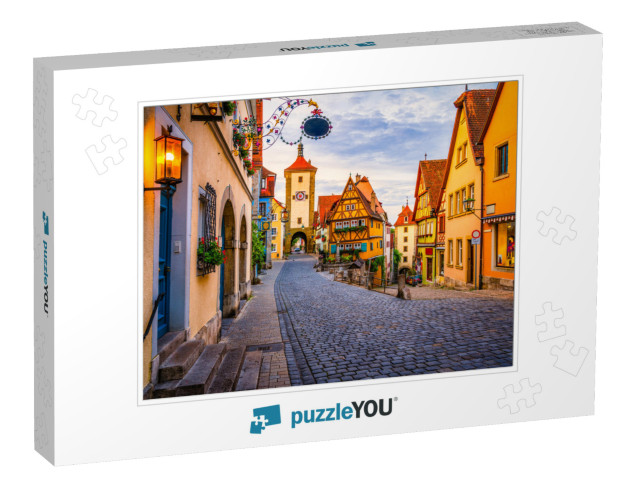 Morning View of Untere Schmiedgasse Street At the Old Tow... Jigsaw Puzzle