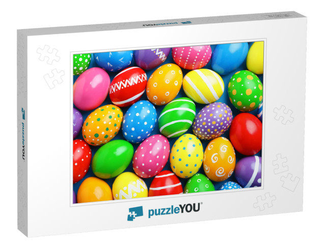 Wonderful Colorful Easter Eggs Jigsaw Puzzle