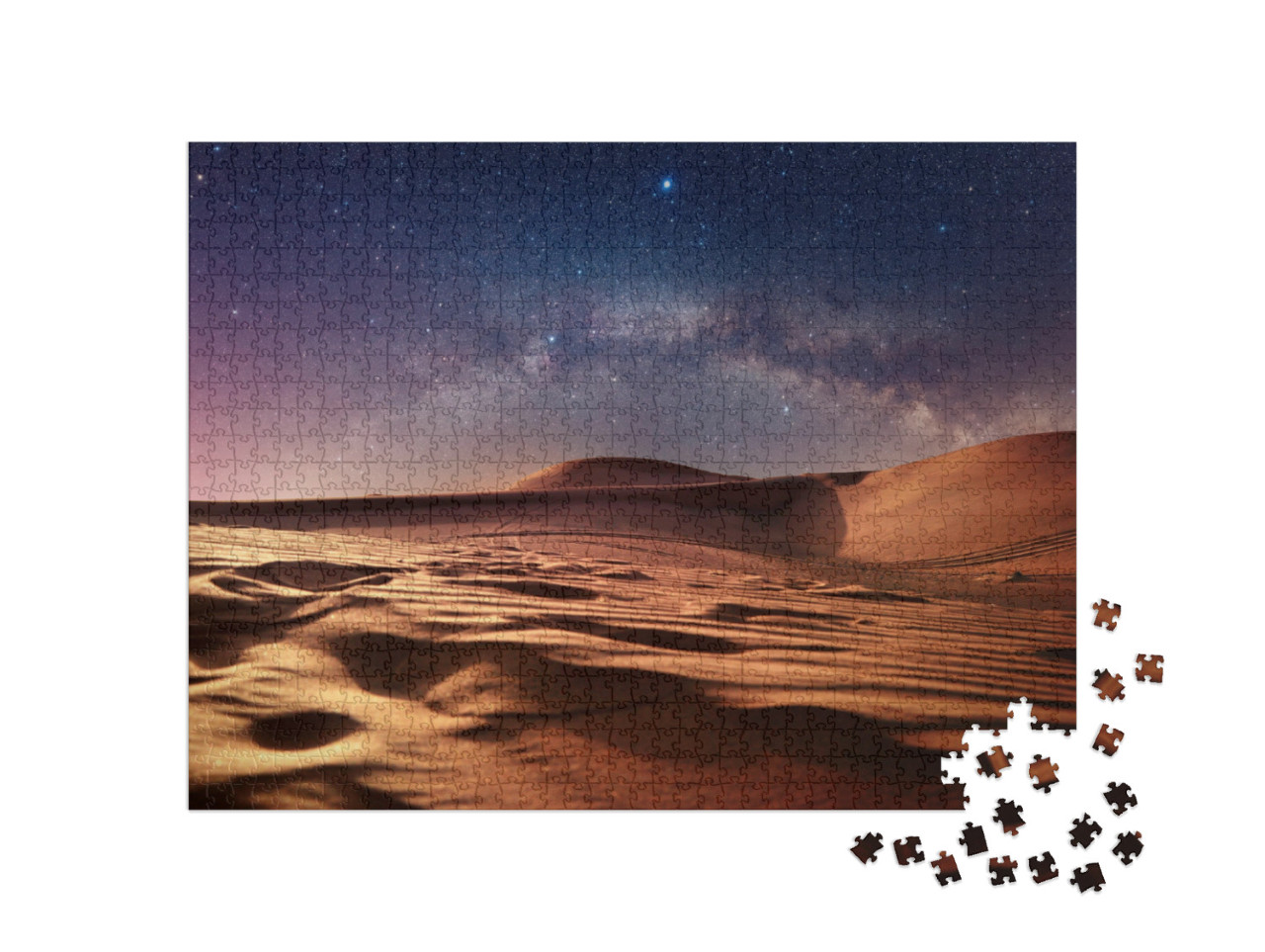 Star Night in the Desert... Jigsaw Puzzle with 1000 pieces