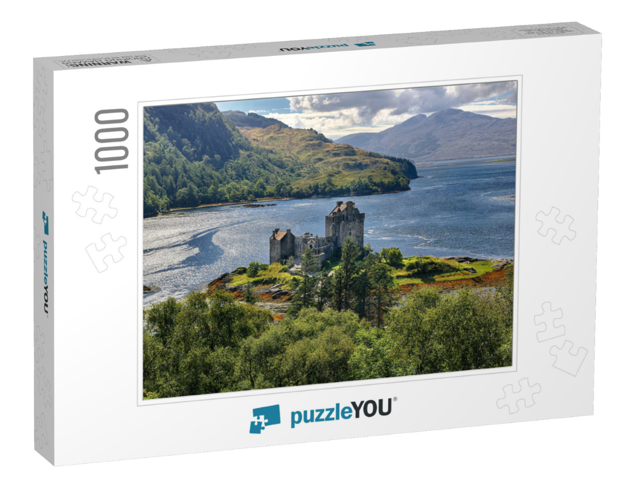 Medieval Fortress Eilean Donan Castle Western Highlands... Jigsaw Puzzle with 1000 pieces