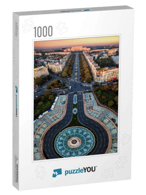 Bucharest Capital City of Romania... Jigsaw Puzzle with 1000 pieces