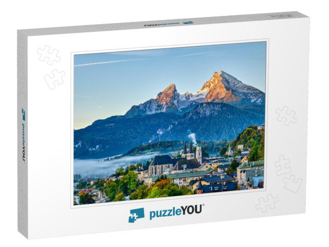 Mount Watzmann & the City of Berchtesgaden in the Bavaria... Jigsaw Puzzle