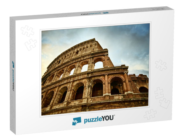 Colosseum in Rome, Italy... Jigsaw Puzzle