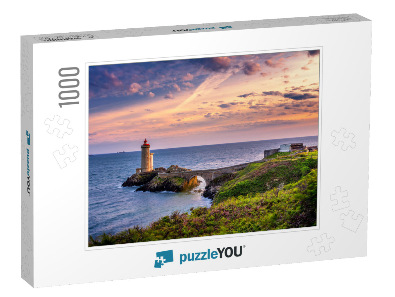 Lighthouse Phare Du Petit Minou in Plouzane, Fort Du Peti... Jigsaw Puzzle with 1000 pieces