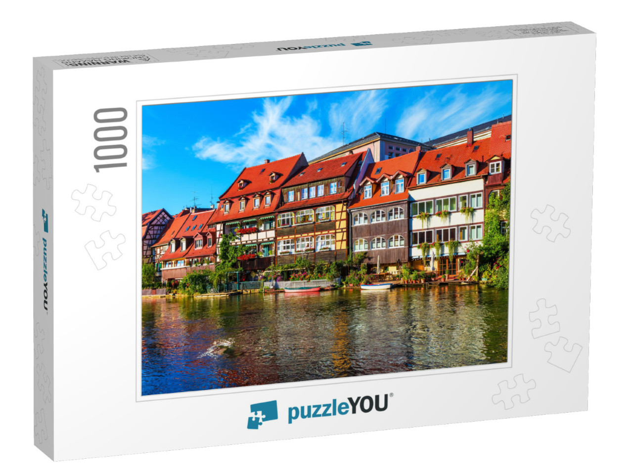 Scenic Summer Panorama of the Old Town Pier Architecture... Jigsaw Puzzle with 1000 pieces