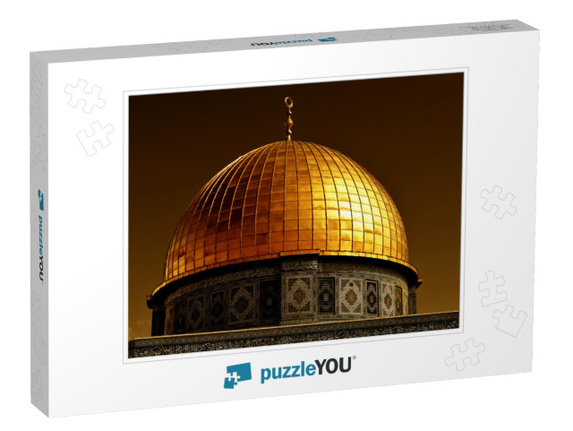 Detail of the Dome of the Rock, One of the Most Holy Plac... Jigsaw Puzzle