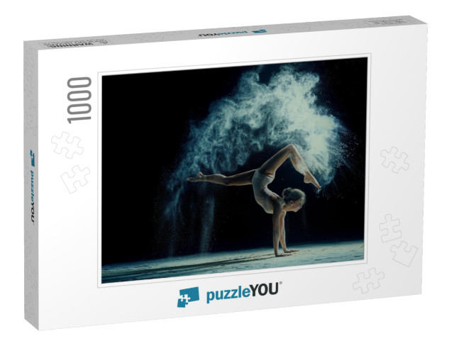 Graceful Woman Dancing in Cloud of Dust... Jigsaw Puzzle with 1000 pieces