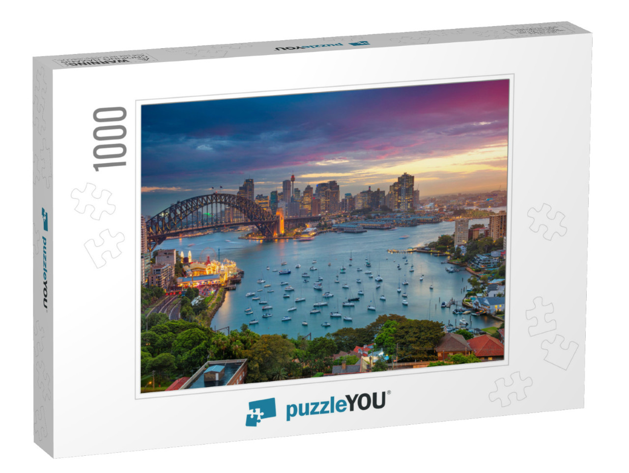 Sydney. Cityscape Image of Sydney, Australia with Harbor... Jigsaw Puzzle with 1000 pieces