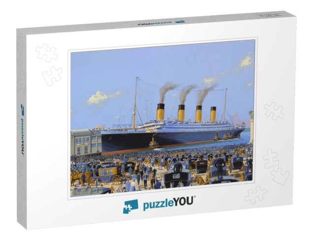 RMS Titanic Arriving at Chelsea Piers, What-If  #1 Jigsaw Puzzle