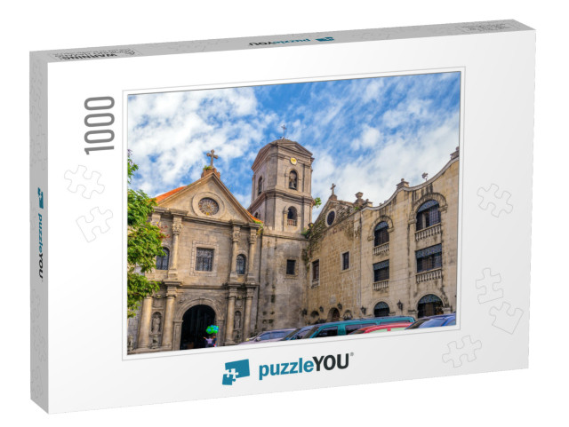 San Agustin Church, a Roman Catholic Church Under the Aus... Jigsaw Puzzle with 1000 pieces