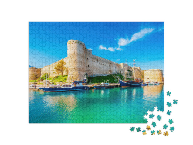 Kyrenia Castle View in Northern Cyprus... Jigsaw Puzzle with 1000 pieces