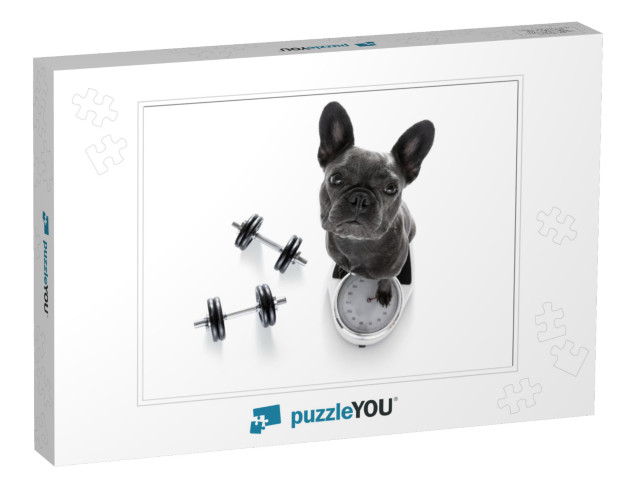 French Bulldog Dog with Guilty Conscience for... Jigsaw Puzzle