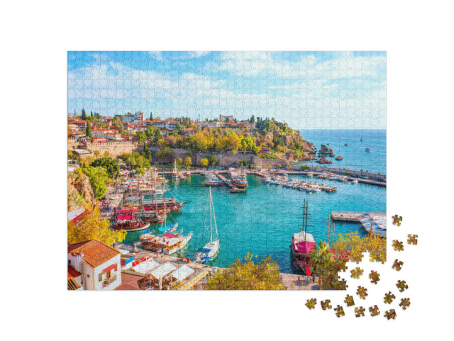 Old Town Kaleici in Antalya, Turkey... Jigsaw Puzzle with 1000 pieces