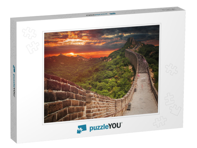 Great Chinese Wall in the Mountains Near Beijing... Jigsaw Puzzle