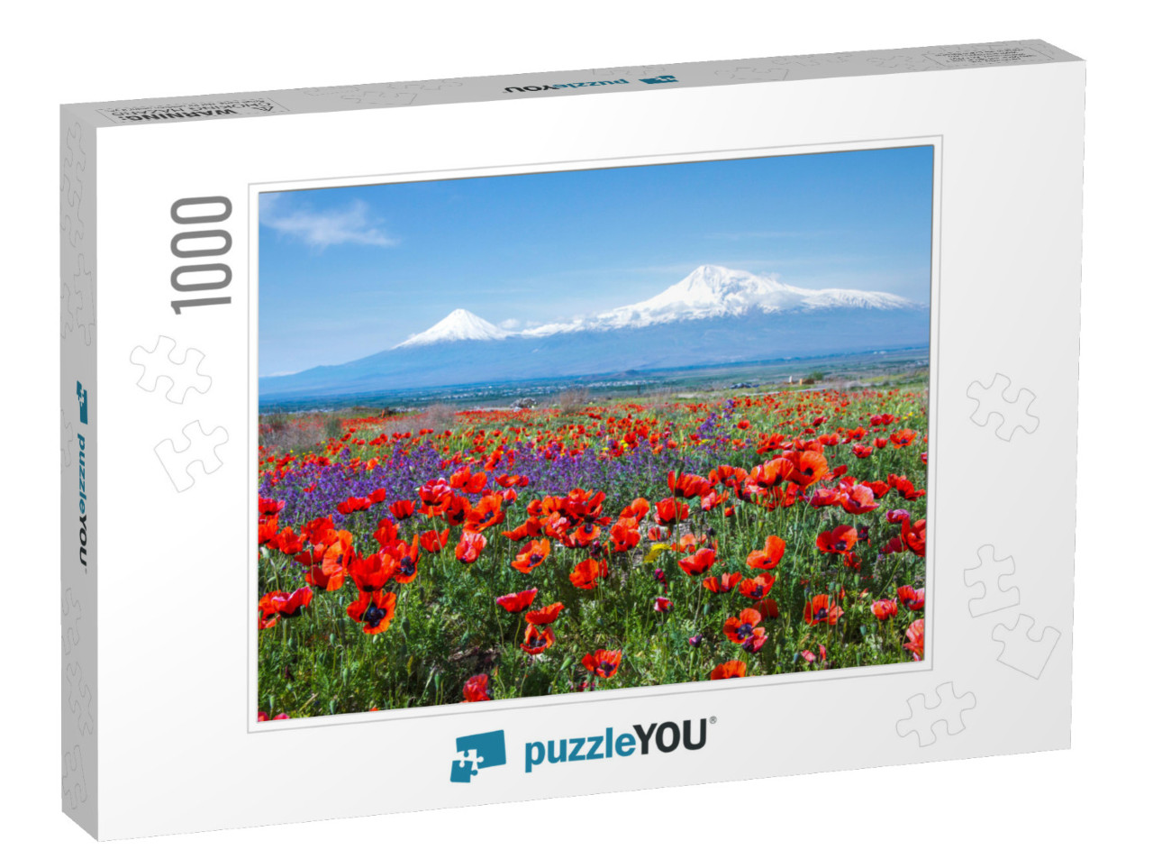 Mount Ararat Turkey At 5, 137 M Viewed from Yerevan, Arme... Jigsaw Puzzle with 1000 pieces