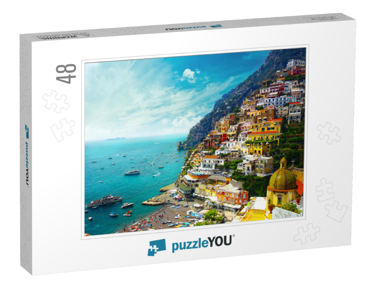 Positano Amalfi, Italy... Jigsaw Puzzle with 48 pieces