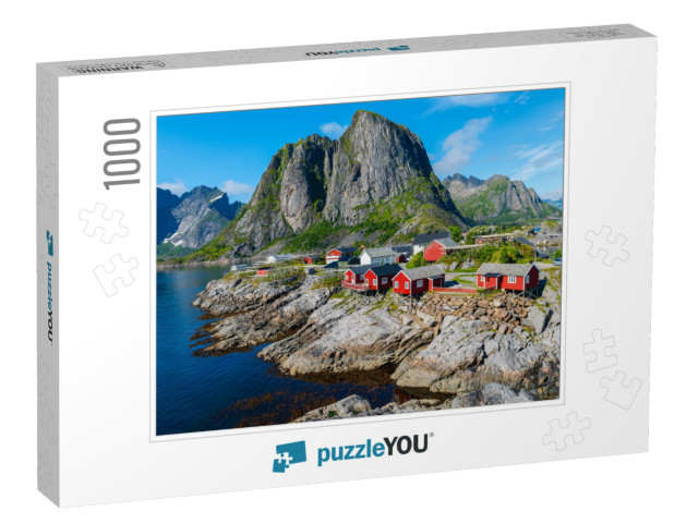 Lofoten Summer Landscape Lofoten is an Archipelago in the... Jigsaw Puzzle with 1000 pieces