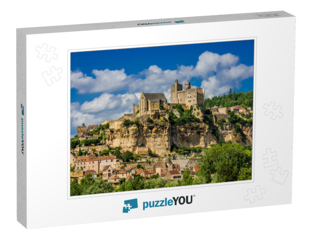 Chateau De Beynac Castle Dordogne Perigord France... Jigsaw Puzzle