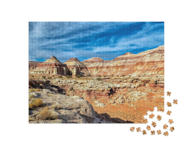 View in Capitol Reef National Park Near Torrey, Utah... Jigsaw Puzzle with 1000 pieces