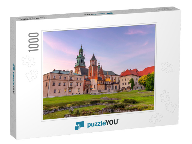 Cathedral of St. Stanislaw & St. Vaclav & Royal Castle on... Jigsaw Puzzle with 1000 pieces