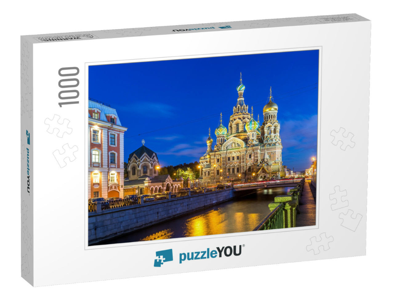 Church of the Savior on Spilled Blood, St. Petersburg, Ru... Jigsaw Puzzle with 1000 pieces