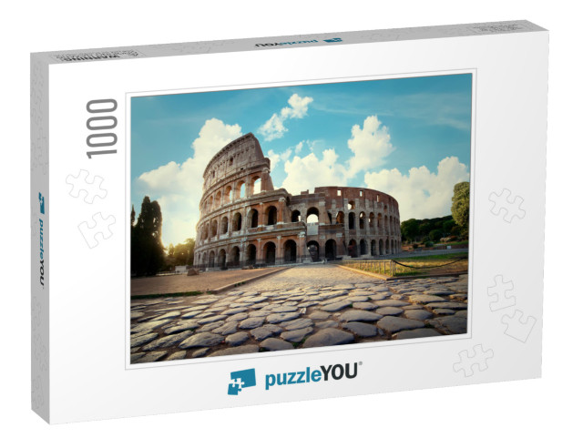 Ancient Colosseum in Rome in the Afternoon... Jigsaw Puzzle with 1000 pieces