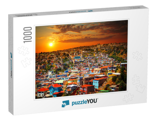 Colorful Buildings on the Hills of the UNESCO World Herit... Jigsaw Puzzle with 1000 pieces