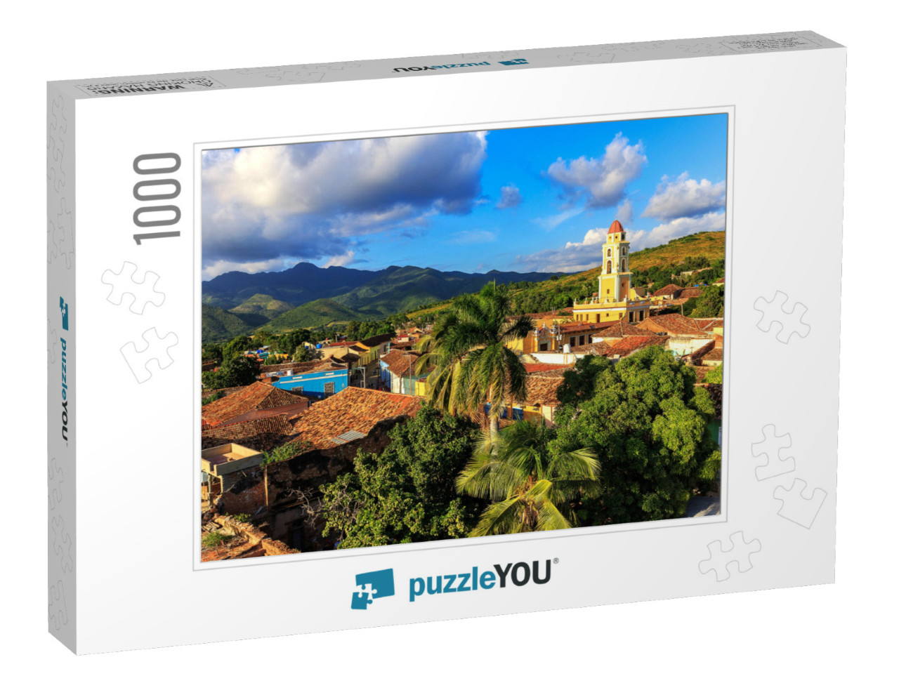 View Over the City Trinidad on Cuba... Jigsaw Puzzle with 1000 pieces