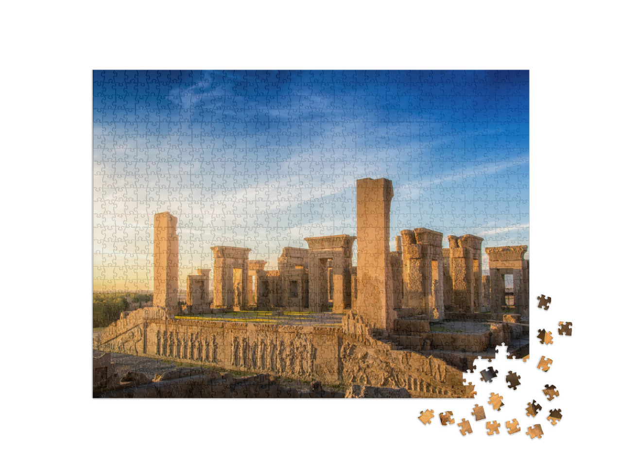 Persepolis Old Persian Parsa Was the Ceremonial Capital o... Jigsaw Puzzle with 1000 pieces