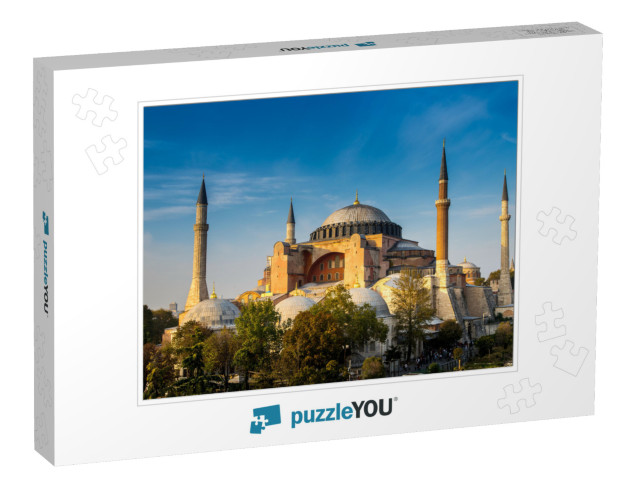 View of Hagia Sofia, the Famous Landmark of Istanbul Turk... Jigsaw Puzzle