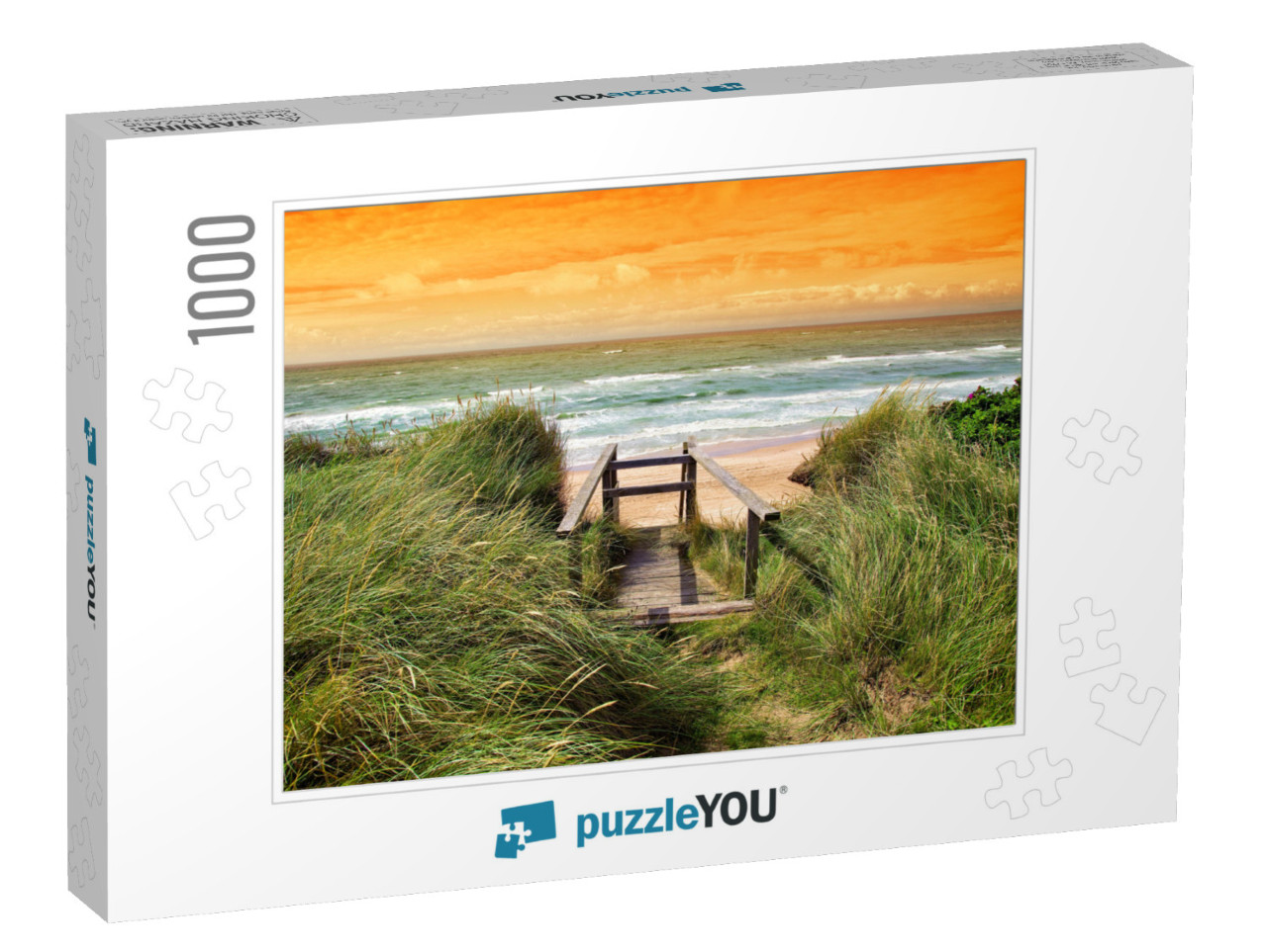 Beautiful Danish Coastline At Summer... Jigsaw Puzzle with 1000 pieces