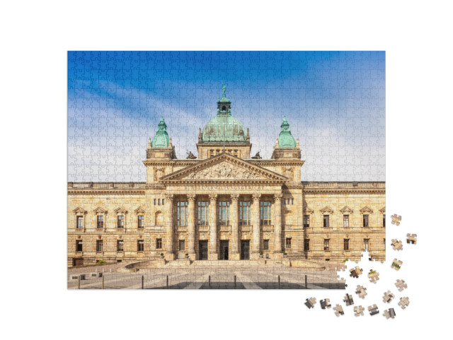 High Court, City of Leipzig, Saxony, Germany... Jigsaw Puzzle with 1000 pieces